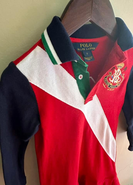 Ralph Lauren 拼色洋裝 2T 9成新 image 1 of 0