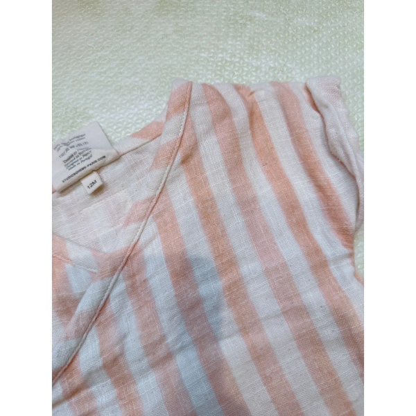 線條開襟包屁衣 image 1 of 0