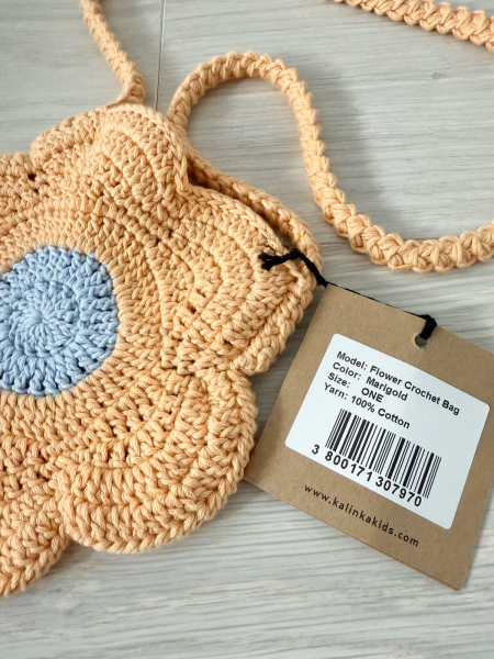 Flower Crochet Bag - Marigold image 1 of 0