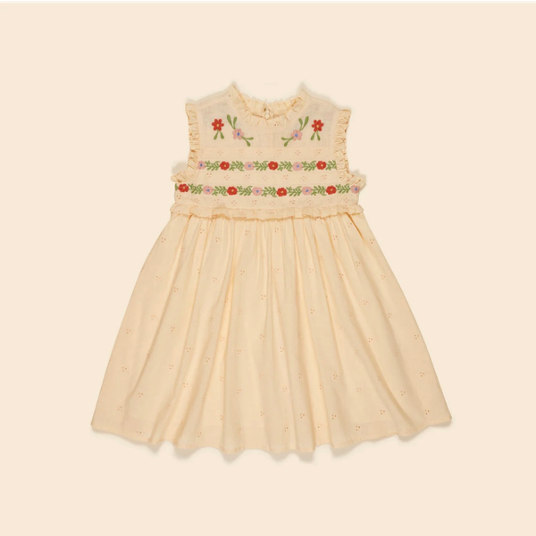 Irra Dress - Milk Broderie Anglaise image 1 of 0