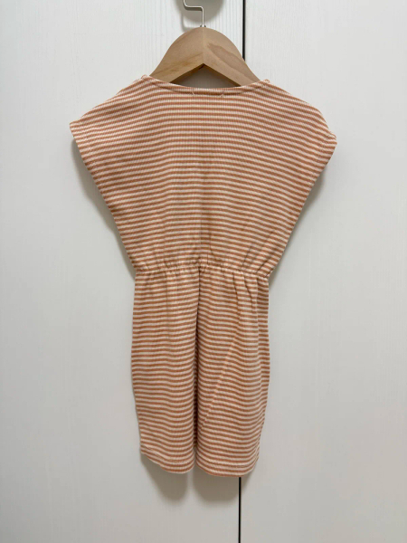 條紋無袖洋裝 GIULIA apricot image 1 of 0