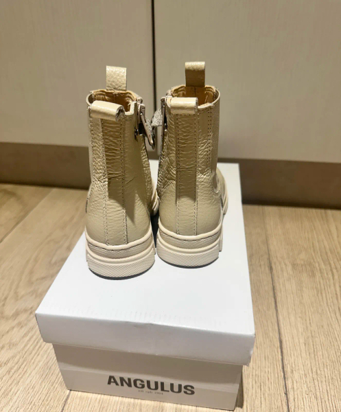 Angulus-奶油白切爾西大頭靴CREAM image 1 of 0