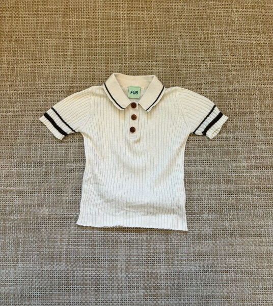 輕薄彈性針織上衣 image 1 of 0