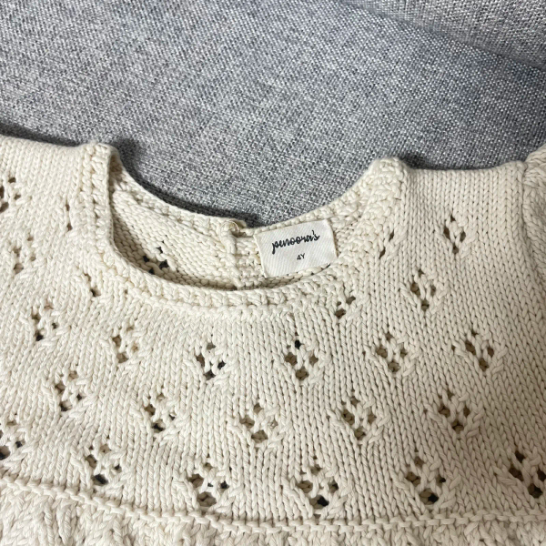 典雅公主袖針織洋裝 image 1 of 0