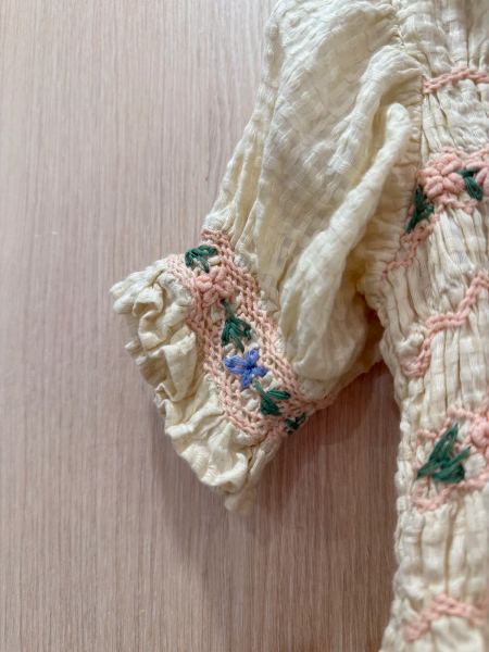 BONJOUR DIARY 浪漫雙領刺繡洋裝 	4Y image 1 of 0