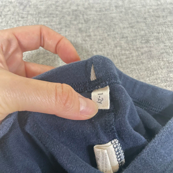 Navy Midnight Bike Shorts with Pebble moons image 1 of 0