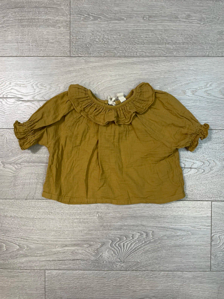 荷葉邊棉紗上衣 image 1 of 0