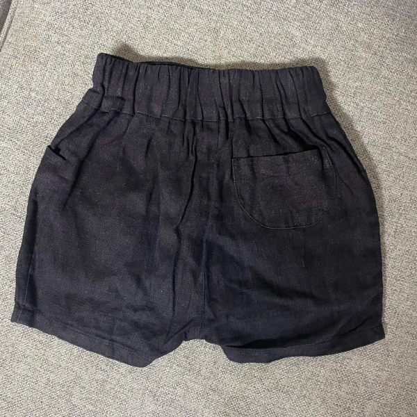 薄單寧造型單扣彈性短褲 image 1 of 0