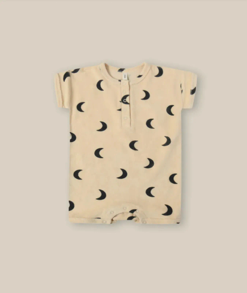 毛巾布短袖連身衣(Pebble Midnight) image 1 of 0