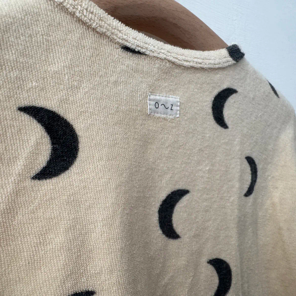 毛巾布短袖連身衣(Pebble Midnight) image 1 of 0