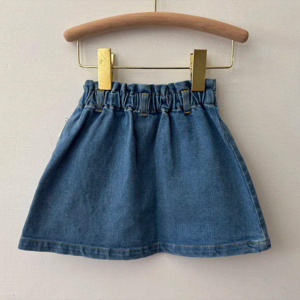 Carine Denim Mini-skirt Blue 牛仔口袋短裙 image 1 of 0