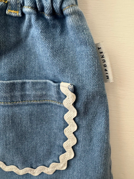 Carine Denim Mini-skirt Blue 牛仔口袋短裙 image 1 of 0