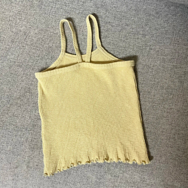 細肩帶背心 Ribbed camisole - Pistachio  image 1 of 0
