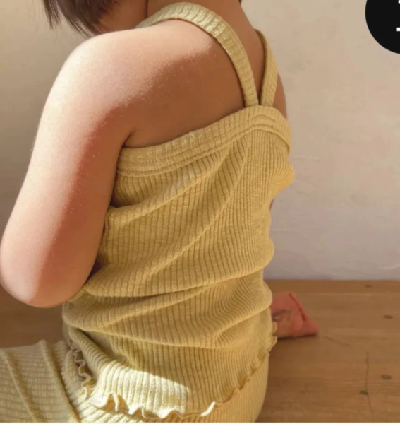 細肩帶背心Ribbed camisole - Pink image 1 of 0