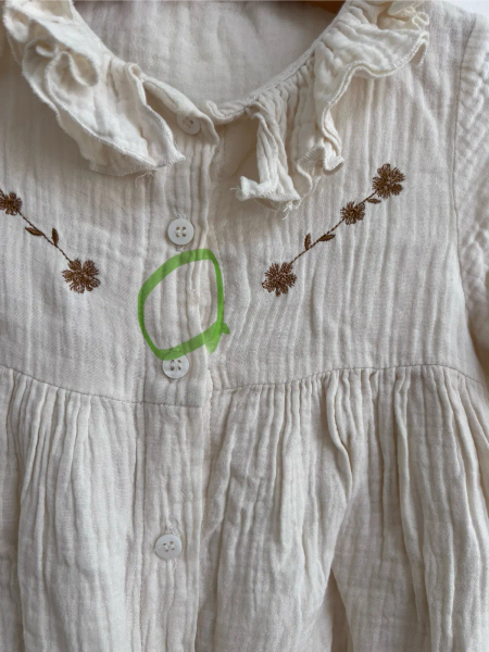 棉紗刺繡洋裝 image 1 of 0