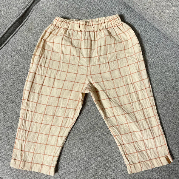 春夏薄款格紋褲 image 1 of 0