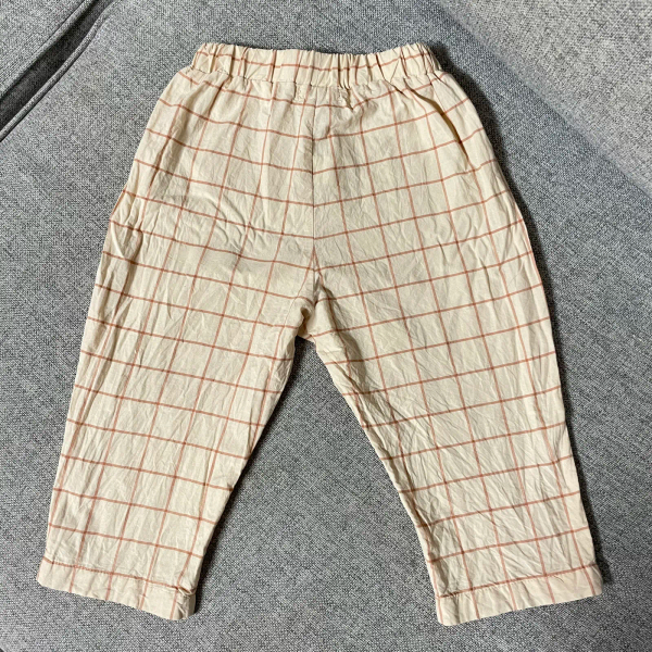 春夏薄款格紋褲 image 1 of 0