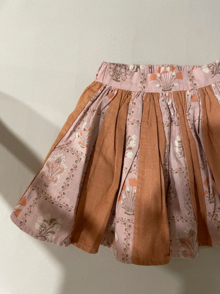 Maja Skirt, Desert Rose/Cabin Quilt Floral Petal image 1 of 0