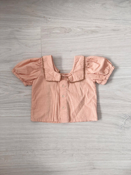 粉色刺繡上衣 image 1 of 0