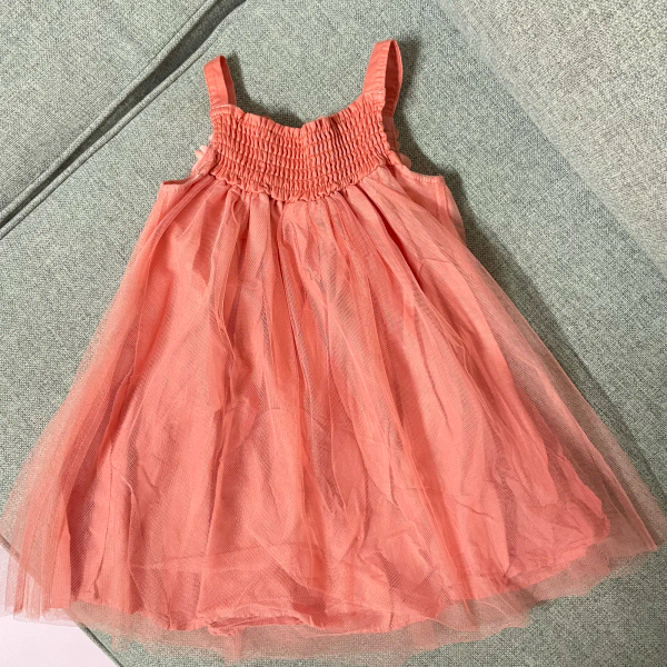 玫瑰花吊帶紗裙洋裝 image 1 of 0