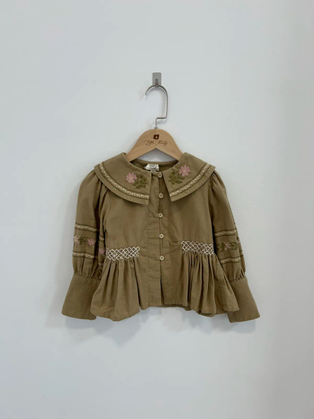Priscilla Blouse - Sage image 1 of 0