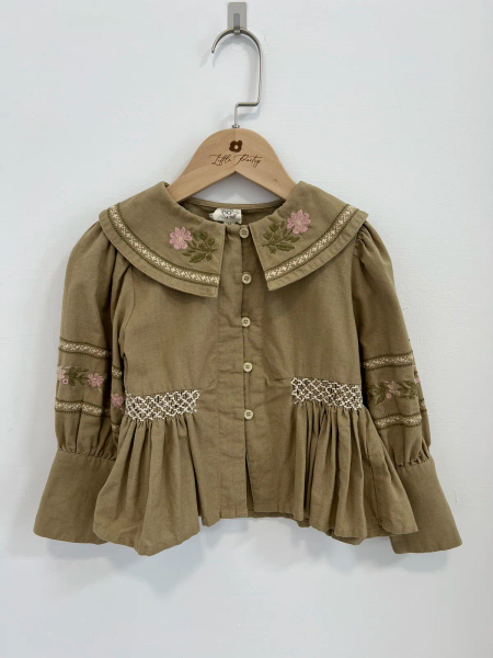 Priscilla Blouse - Sage image 1 of 0