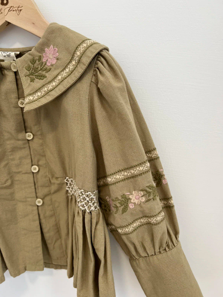 Priscilla Blouse - Sage image 1 of 0