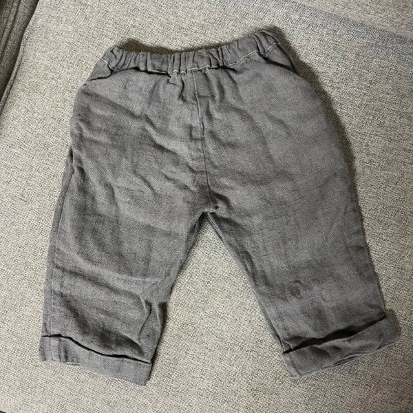 Loose Linen Pants Tilda- dark grey image 1 of 0