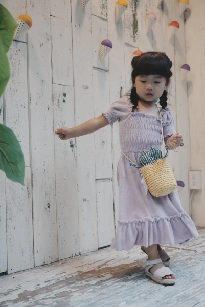 Terry Smocked Dress image 1 of 0