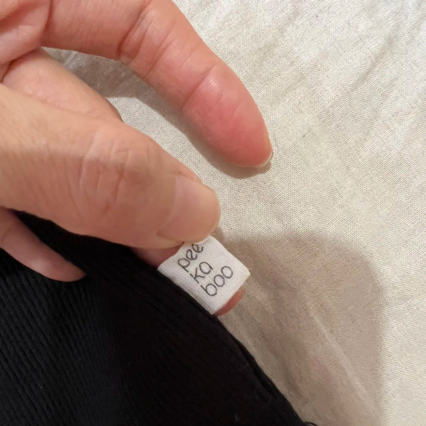 黑色親膚上衣 image 1 of 0