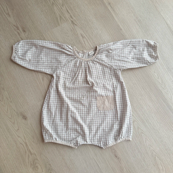 奶茶格子連身衣 image 1 of 0