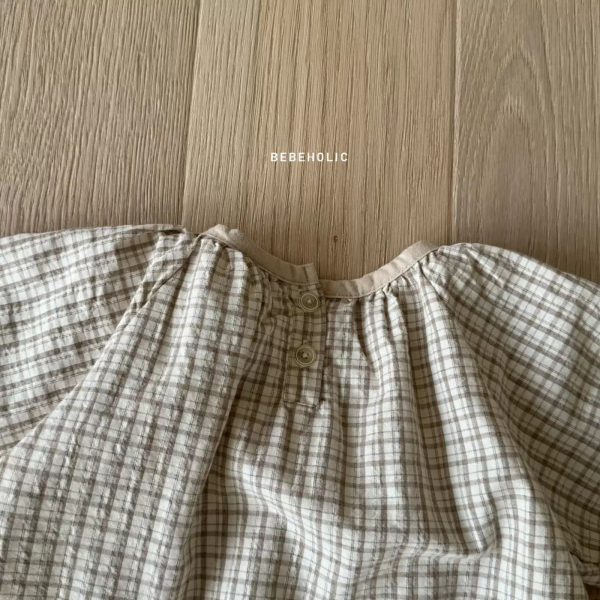 奶茶格子連身衣 image 1 of 0