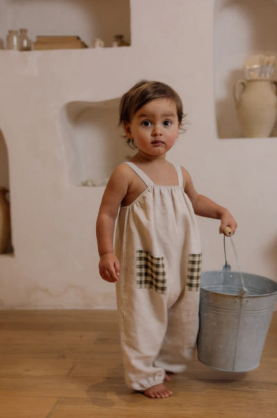 Ceramic White Artisan Jumpsuit image 1 of 0