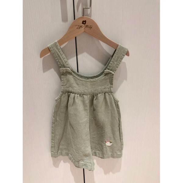 Linen Puff Suit Pippa 綠色（小詩彼慕聯名刺繡） image 1 of 0