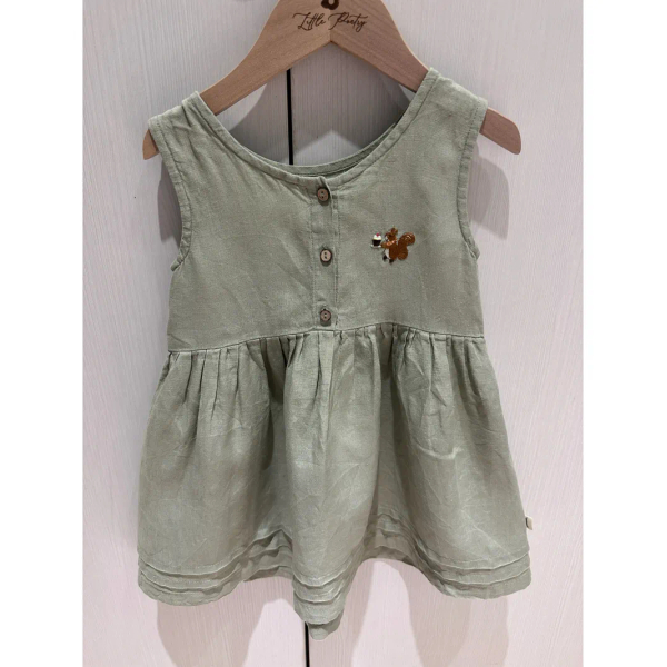 La Petite Alice - Linen Sleeveless Dress Melissa（小詩彼慕聯名刺繡 image 1 of 0