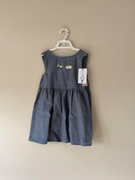 北極熊刺繡背心洋裝 image 1 of 0