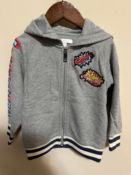 Burberry 塗鴉徽章連帽外套 image 1 of 0