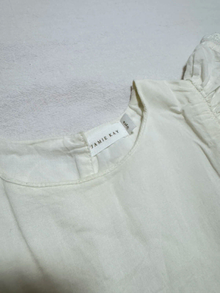 米白色小飛袖上衣 image 1 of 0