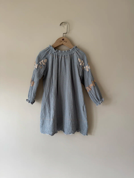 Emma blue gray dress image 1 of 0