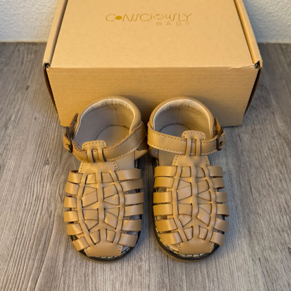 Leather Insid Sandal(Tan) - 編織涼鞋 image 1 of 0