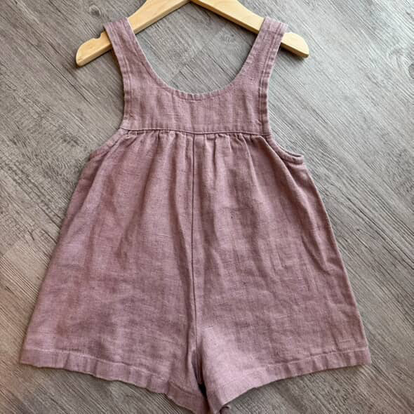 Linen Puff Suit Pippa-乾燥玫瑰粉 image 1 of 0