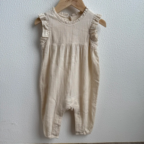 奶油荷葉連身褲 image 1 of 0