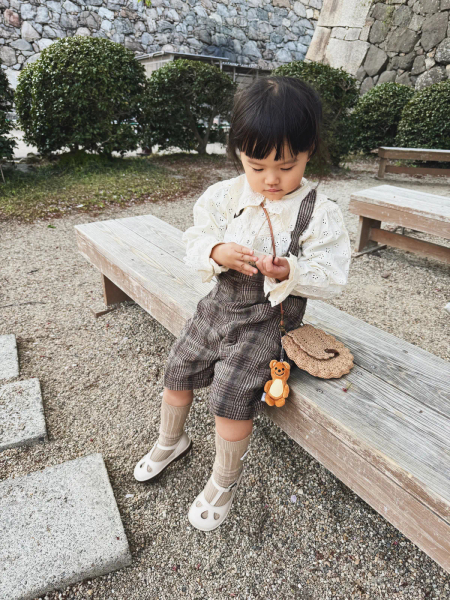 SS25-ANDREA TROUSERS - CRUMBLE COOKIES image 1 of 0