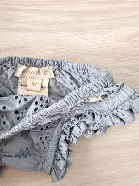 Pleated Skirt + Panty Set - Blue Broderie Aglaise image 1 of 0