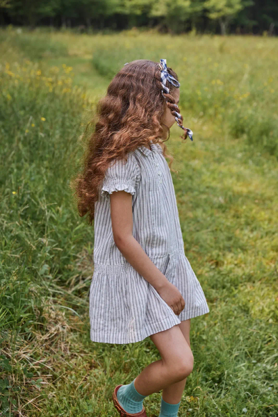 Lucille dress - ticking stripe image 1 of 0