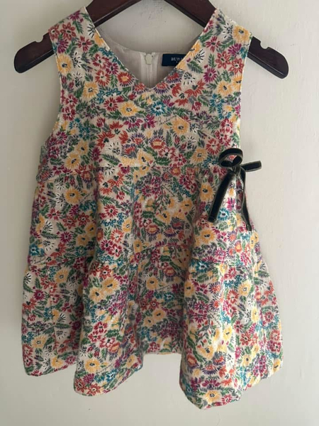 Burberry 特殊織紋花卉羊毛洋裝 90cm image 1 of 0