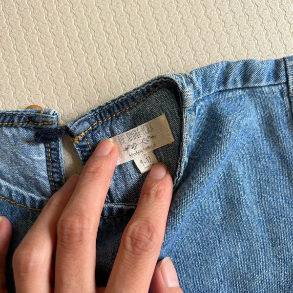 牛仔柔軟連身衣 image 1 of 0