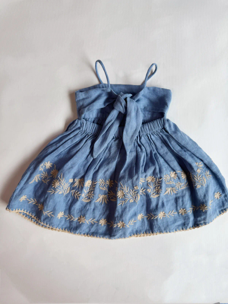 (整套販售)Magrit sundress - Cornflower+SP 條紋背心 image 1 of 0