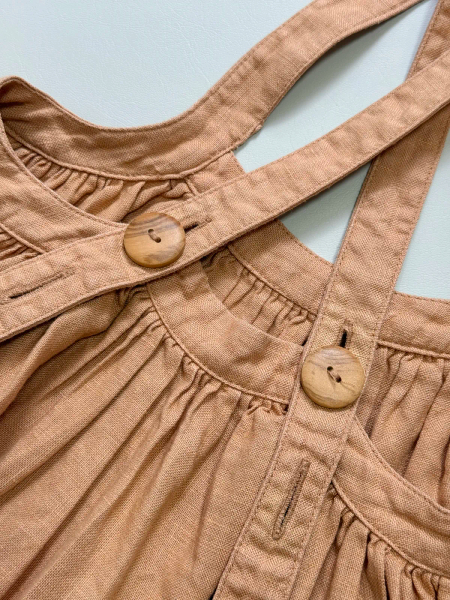 Soor Ploom - Eloise Pinafore/Fenugreek image 1 of 0