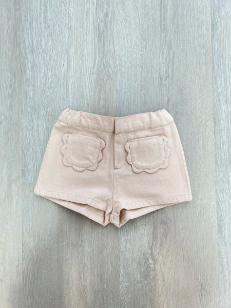 Short poches fleurs rose pastel image 1 of 0